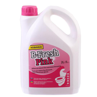 Жидкость для биотуалета Thetford "B-Fresh Pink" (в верхний бак, розовая, объём 2л)