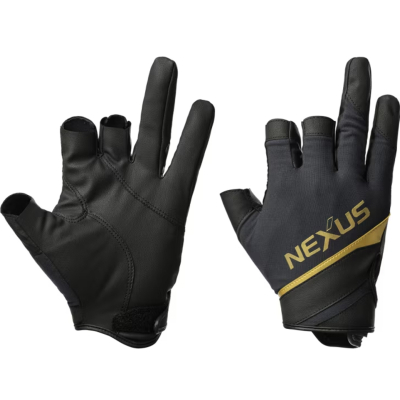 Перчатки Shimano GL-104Y BK 3XL, цвет - черный, р. 3XL