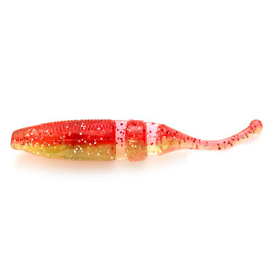 Эластичная приманка Lake Fork Live Baby Shad цв. Rd/Chr Slvr