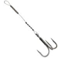Оснастка стальная Lucky John Stinger Assist 1x7 8cm, оснащ. тройником №04 2шт.