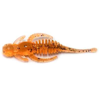 Мягкая приманка Boroda Baits Caligula цв. Оранжевый прозрачный (Orange&Black Flk)