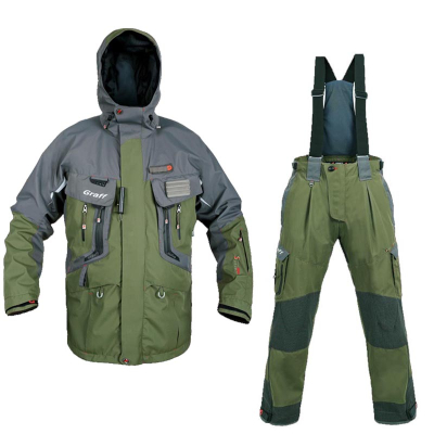 Костюм рыболовный Graff (длинная куртка+брюки, Bratex) 629-В/729-В-XXL/176-182