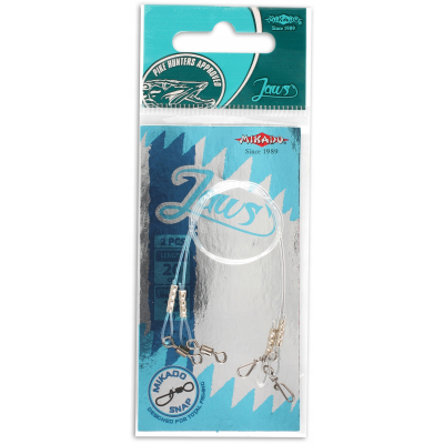 Поводок Mikado Jaws Fluorocarbon Strong (25см, 15кг.) 2 шт. Арт.ZGJ01-25-15