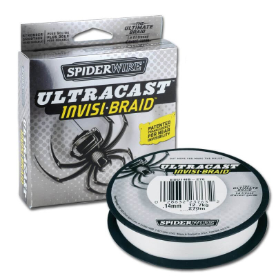 Леска плетеная Spiderwire Ultracast 8 Carrier Invisi-Braid Translucent 270m 0,17mm
