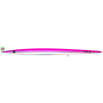 Блесна для джиггинга Hots Kalchi Super Long Jig 560g цвет ALH.PINK PURPLE/UV