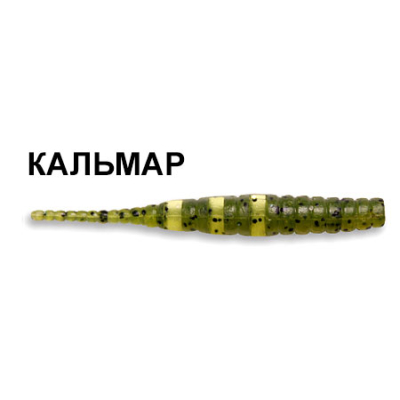 Силиконовая приманка Crazy Fish Polaris 5-45-16-6 кальмар цв. watermelon (арбуз)