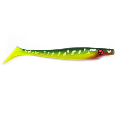 Приманка силиконовая Strike Pro XXL PIG SHAD 23см  90гр SP-172A#KG2 (Hot Pike - Kanalgrattis Color)