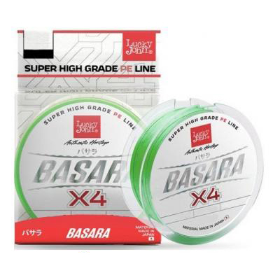 Леска плетеная Lucky John Basara Light Green 125/023
