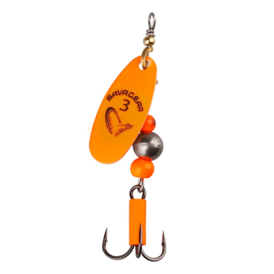 Блесна вращающаяся Savage Gear Caviar3 9.5g цв. 06-Flou Orange 42312