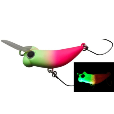 Воблер Mukai Shachihoko 28S цвет #SY-5 Green Pink W-GLOW
