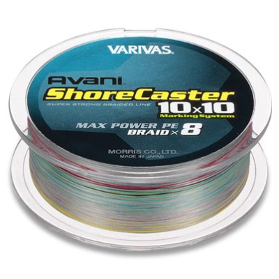 Шнур плетеный VARIVAS AVANI SHORE CASTER MAX POWER 10*10 200m #2.5 40LB