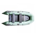 Лодка HDX Classic 390, цвет зелёный, (дерев. пол) P/L (1100)