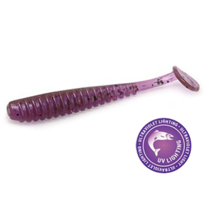 Силиконовая приманка Rampage Ringer Shad 1.5" цв. #019 - Ultraviolet UV*