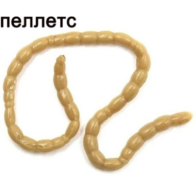 Силиконовые приманки Trout Zone Blood Worm Пеллетс