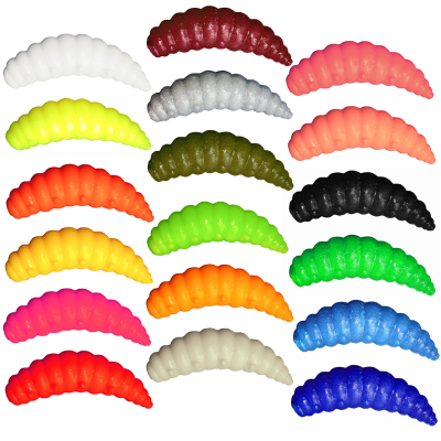 Силиконовая приманка Zombie Dura Plus (Дура+) цвет mix18x3 54шт.