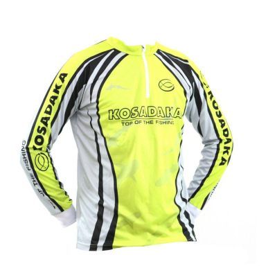 Футболка Kosadaka Sunblock Серо-зеленая с длинным рукавом TSSB-011-XXL