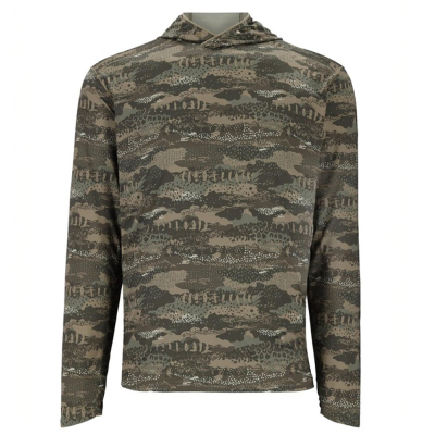 Термофутболка Simms Bugstopper Solarflex Hoody, Shroud Loden, L