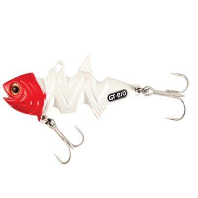 Блесна GT-BIO M Fish 20g, красный+белый