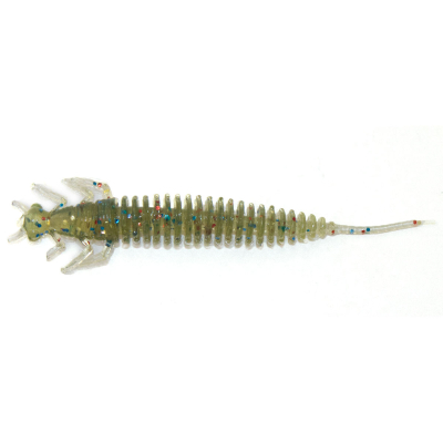 Силиконовая приманка Prizyor River Tiger 3.5" (87mm) цвет 010 Зелёная Тыква