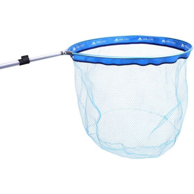 Подсачник спорт Mikado б/ручки (60 х 50см, синий, яч.6мм) нейлон (S4-005-6050)