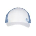 Бейсболка FHM Mark Белый/Голубой XL-3XL