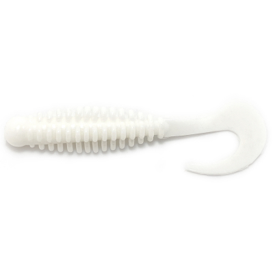 Силиконовая приманка Boroda Baits Phantom 85 mm "БЕЛАЯ СМЕРТЬ" (White Death)