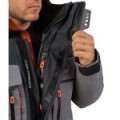Костюм рыболовный зимний Graff до -50гр. (Bratex 8000, черно-серый) 218-O-B-L/182-188