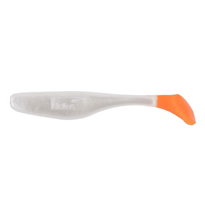 Силиконовая приманка Helios Vigor 3,75"/9.5 см Pearl & Orange 7шт. (HS-6-019)