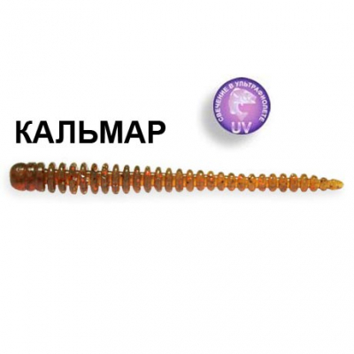 Силиконовая приманка Crazy Fish Cruel Leech 8-55-10-6 кальмар цв. motor oil (моторное масло)