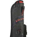 Чехол жесткий SHAMAN 7000 Feeder/Spinning с перегородкой, черный (красный логотип) (160 диаметр, 150 длина)