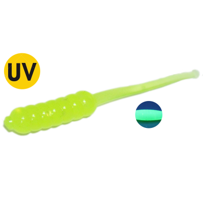 Мягкая приманка MicroFishing Stinger 1.5" 10шт Шартрез-Креветка
