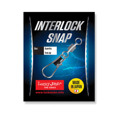 Вертлюги c застежкой Lucky John Pro Series Rolling And Interlock 004 7шт.