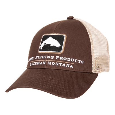 Кепка Simms Trout Icon Trucker, Mahogany