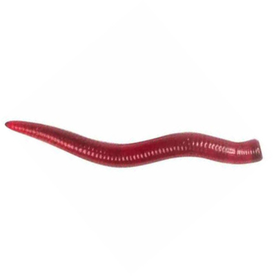 Мягкая приманка LureMax Curly Worm 2,5''/3,5см, LSCL25-019 Blood Red (20 шт.)