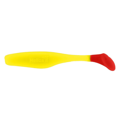 Силиконовая приманка Helios Vigor 3,75"/9.5 см Acid lemon & Red 7шт. (HS-6-029)