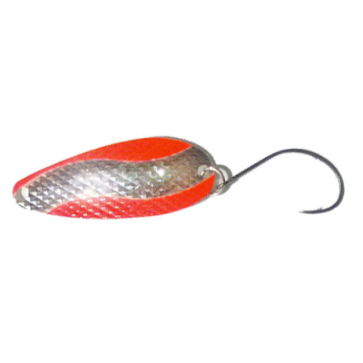 Блесна колебл. Mukai Iwana Special Color 2.5g цв. #10 Silver Plated S Neon Red