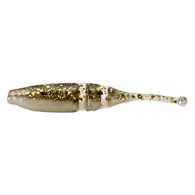 Эластичная приманка Lake Fork Live Baby Shad цв. Golden Shiner