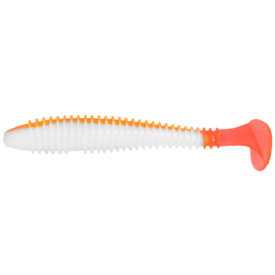 Мягкие приманки LureMax Seeker 4''/10см, LSSK4-04-053 White RT (4 шт.)