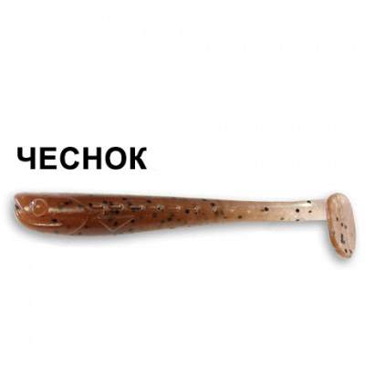 Силиконовая приманка Crazy Fish Nano Minnow 6-4-8-5 чеснок цв. coffee (кофе)