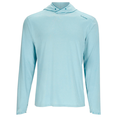 Термофутболка Simms SolarFlex Hoody, Steel Blue Heather, M
