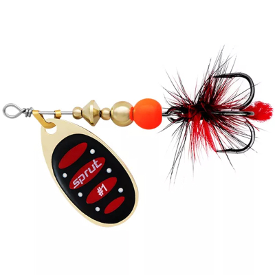 Блесна вращающаяся Sprut Alba Ball System Spinner #1 (3,5g/GBKR)