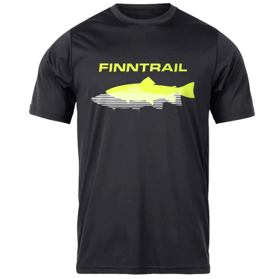 Футболка Finntrail Shadow Fish 6706 BlackYellow (L)