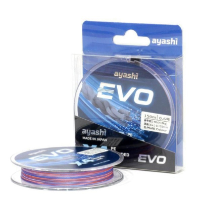Плетеный шнур Ayashi Evo-X4 Multi 150m d-0,132mm