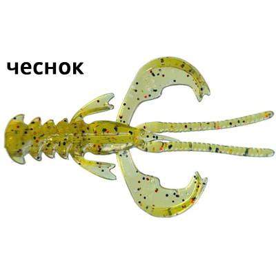 Силиконовые приманки Crazy Fish Nimble 1.2" 76-30-1-5 чеснок цв. olive (оливка)