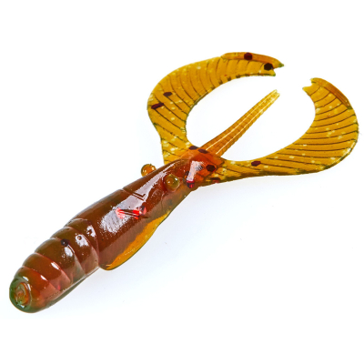 Силиконовая приманка Lucky John Pro Series Curly Shrimp 2" цвет PA16 10шт.