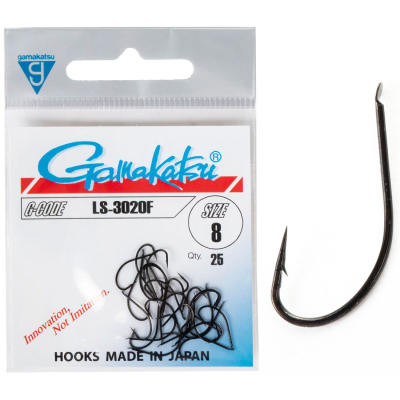 Крючок Gamakatsu Hook LS-3020F Black №06 25шт.