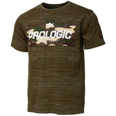 Футболка Prologic Bark Print T-Shirt Burnt Olive Green р.M
