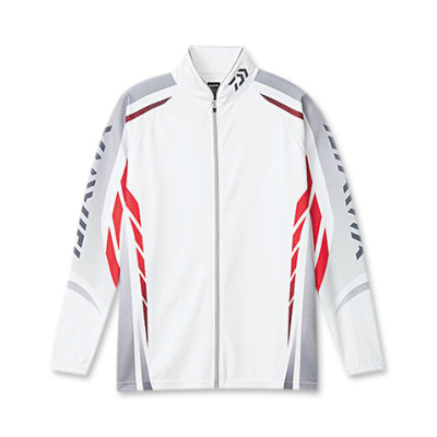 Рубашка Daiwa Polo Long Sleeve Wicksensor DE-7504 White 4XL