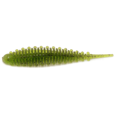 Силиконовая приманка Boroda Baits Mexer 75 mm "БОЛОТО" (Swamp green)