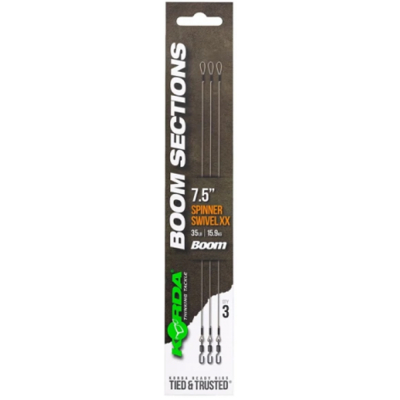 Отвод с быстросъемным вертлюгом Korda Booms Spinner Swivel XX 19см (KRR020)